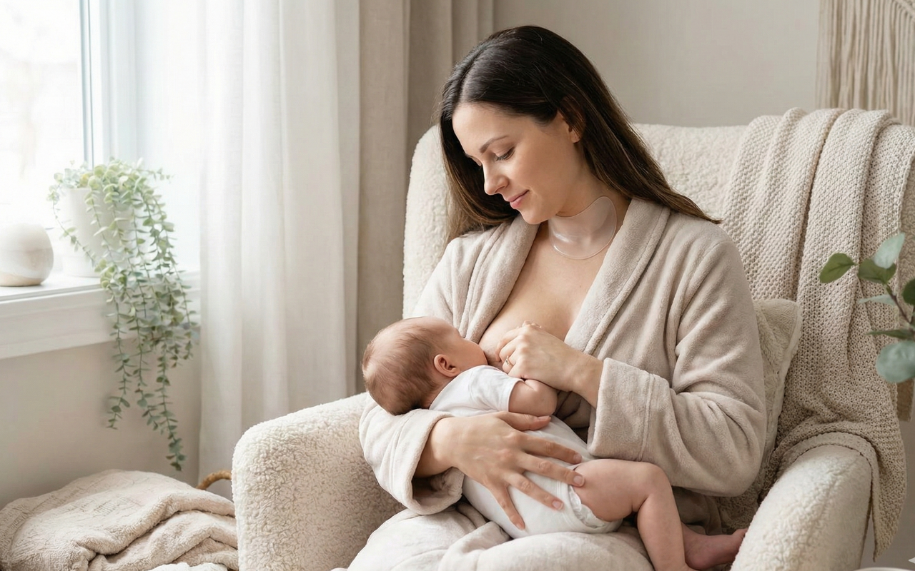 The "Gaze of Love" Has a Downside: Why "Nursing Neck" Happens and How to Fix It Safely