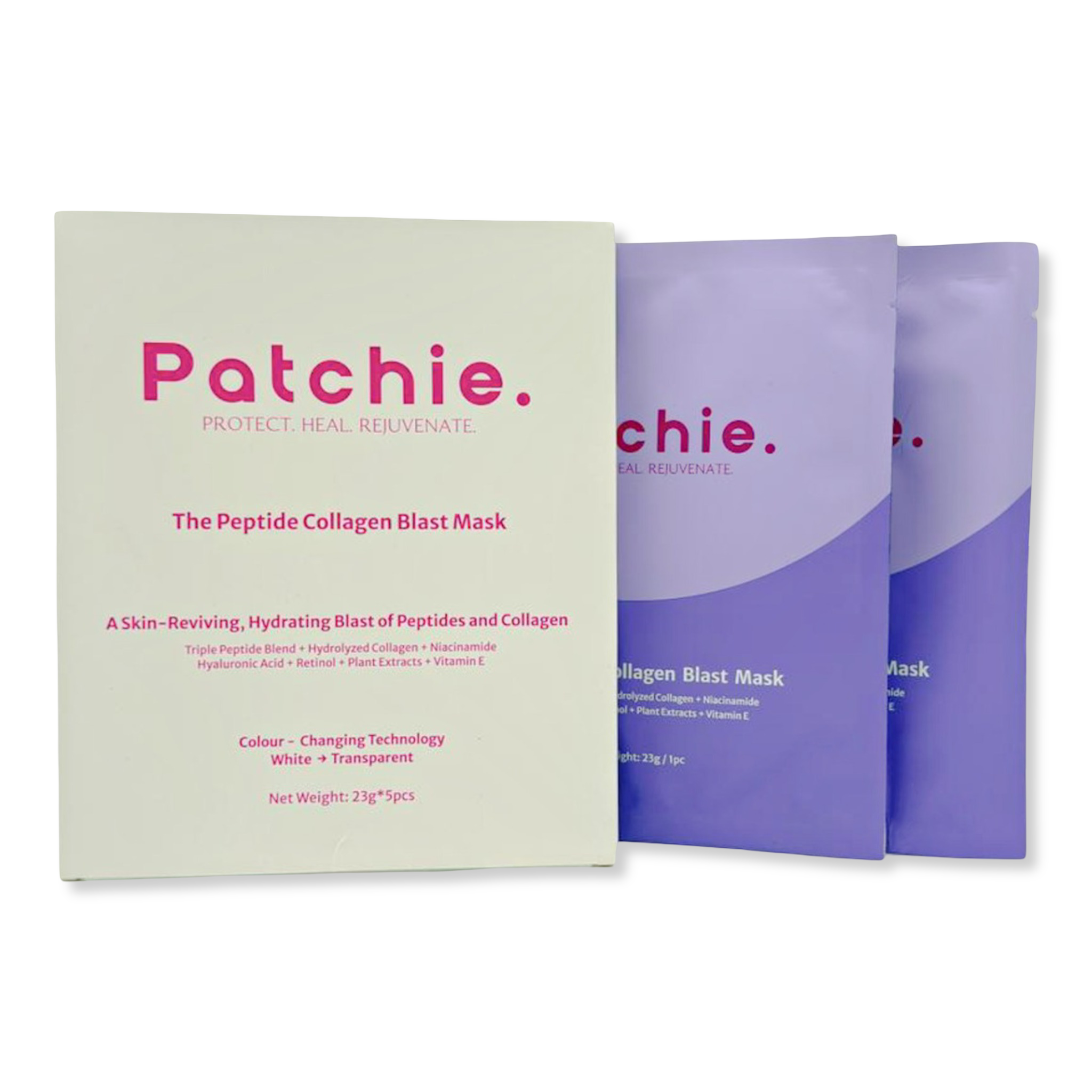 All In One Korean Colour-Changing Glass Mask